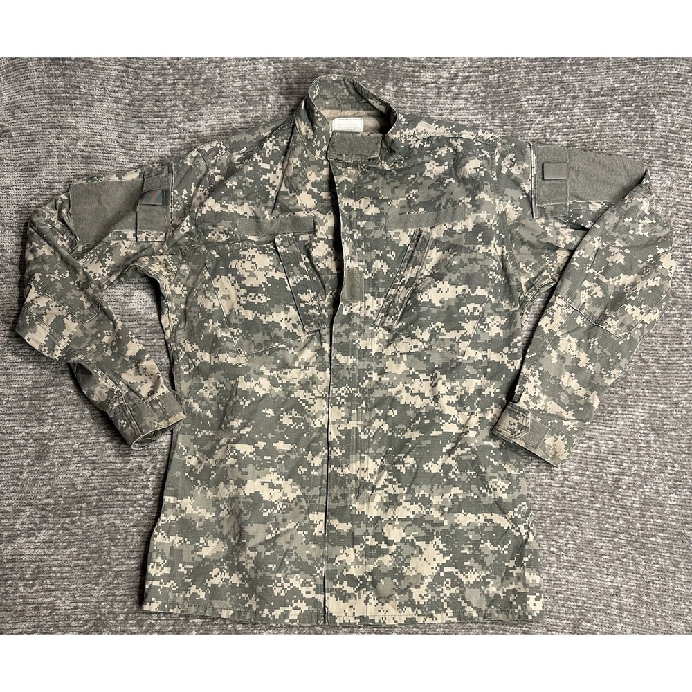 US Army ACU Jacket Digital Camo UCP Combat Uniform Ripstop Military Mens Medium